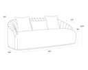 ASTRID SOFA - MERLOT
