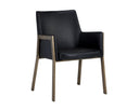BERNADETTE DINING ARMCHAIR - BRAVO BLACK