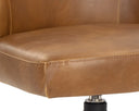 BRETTA SWIVEL DINING CHAIR - TOBACCO TAN