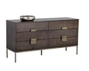 JADE DRESSER - ANTIQUE BRASS DARK MANGO