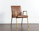 HOMER DINING ARMCHAIR - BRAVO COGNAC