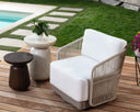 ALLARIZ SWIVEL ARMCHAIR - GREIGE STINSON WHITE
