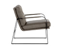 STERLING LOUNGE CHAIR - MISSOURI STONE LEATHER
