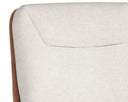LUCIER LOUNGE CHAIR - BELFAST OATMEAL BRAVO COGNAC