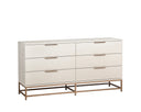 Calden Dresser - SMALL CHAMPAGNE GOLD CREAM
