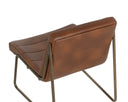 ANTON LOUNGE CHAIR - BRAVO COGNAC