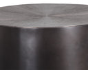 CREED END TABLE - GUNMETAL