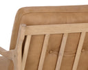 GILMORE LOUNGE CHAIR - LIGHT OAK SAHARA CAMEL LEATHER