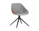 MCCOY SWIVEL DINING CHAIR - CINNAMON BROWN NOVEMBER GREY