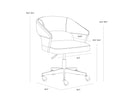 LEONCE OFFICE CHAIR - Default Title