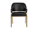 MALACHI DINING ARMCHAIR - CANTINA BLACK
