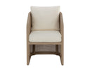 PALERMO DINING CHAIR - DRIFT BROWN STINSON CREAM