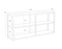 DONCASTER LOW BOOKCASE - Default Title
