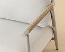 MUROS LOUNGE CHAIR - GREIGE PALAZZO CREAM