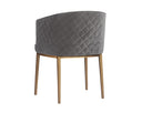 CORNELLA DINING ARMCHAIR - BLUSH GREY