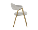 BURGOS DINING ARMCHAIR - BELFAST HEATHER GREY