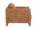 RODNEY LOUNGE CHAIR - CAMEL LEATHER