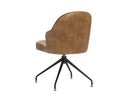BRETTA SWIVEL DINING CHAIR - TOBACCO TAN