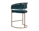 MARRIS COUNTER STOOL - GOLD DANNY TEAL