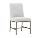 LEIGHLAND DINING CHAIR - LIGHT GREY