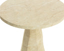 KLIFF BISTRO TABLE - TRAVERTINE LOOK NATURAL