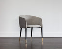 ASHER DINING ARMCHAIR - FLINT GREY NAPA TAUPE