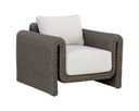 TIBI ARMCHAIR - GREY LOUIS CREAM