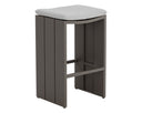 VERIN BARSTOOL - WARM GREY GRACEBAY LIGHT GREY