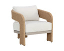 PYLOS LOUNGE CHAIR - NATURAL LOUIS CREAM