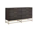 Calden Dresser - SMALL GOLD CHARCOAL GREY