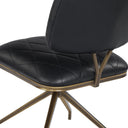 VIRTU SWIVEL DINING CHAIR - BRAVO BLACK