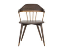 DEMI DINING ARMCHAIR - DISTRESSED BROWN