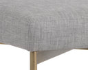 SENECA DINING CHAIR - ANTIQUE BRASS ARENA CEMENT