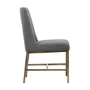 LEIGHLAND DINING CHAIR - DARK GREY
