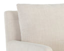 GLENROSE WHEELED DINING ARMCHAIR - EFFIE LINEN