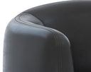 TRINE LOUNGE CHAIR - DARK BROWN VINTAGE BLACK NIGHT LEATHER