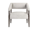CARLYLE LOUNGE CHAIR - SALOON LIGHT GREY LEATHER