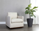 PORTMAN SWIVEL LOUNGE CHAIR - EFFIE LINEN