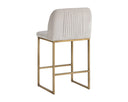 NEVIN COUNTER STOOL - POLO CLUB MUSLIN