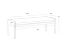 BELLEVUE BENCH - ABBINGTON BLACK BRAVO BLACK