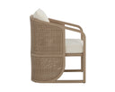 PALERMO DINING CHAIR - DRIFT BROWN STINSON CREAM