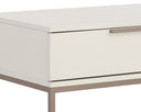 Calden Nightstand - LARGE CHAMPAGNE GOLD CREAM