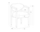SIGRID DINING ARMCHAIR - Default Title