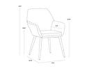 JAYNA DINING ARMCHAIR - Default Title