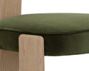 HORTON DINING CHAIR - RUSTIC OAK FOREST GREEN