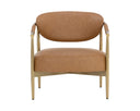 HELOISE LOUNGE CHAIR - MILLIKEN COGNAC