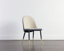 KLINE DINING CHAIR - DILLON CREAM DILLON THUNDER