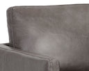 PORTMAN SWIVEL LOUNGE CHAIR - MARSEILLE CONCRETE LEATHER