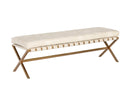 Corden Bench - SMALL GOLD BRAVO CREAM