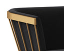 CAILY DINING ARMCHAIR - ABBINGTON BLACK